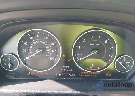 2015 BMW 320I xDrive из США, поврежденный, VIN WBA3C3G58FNS73185